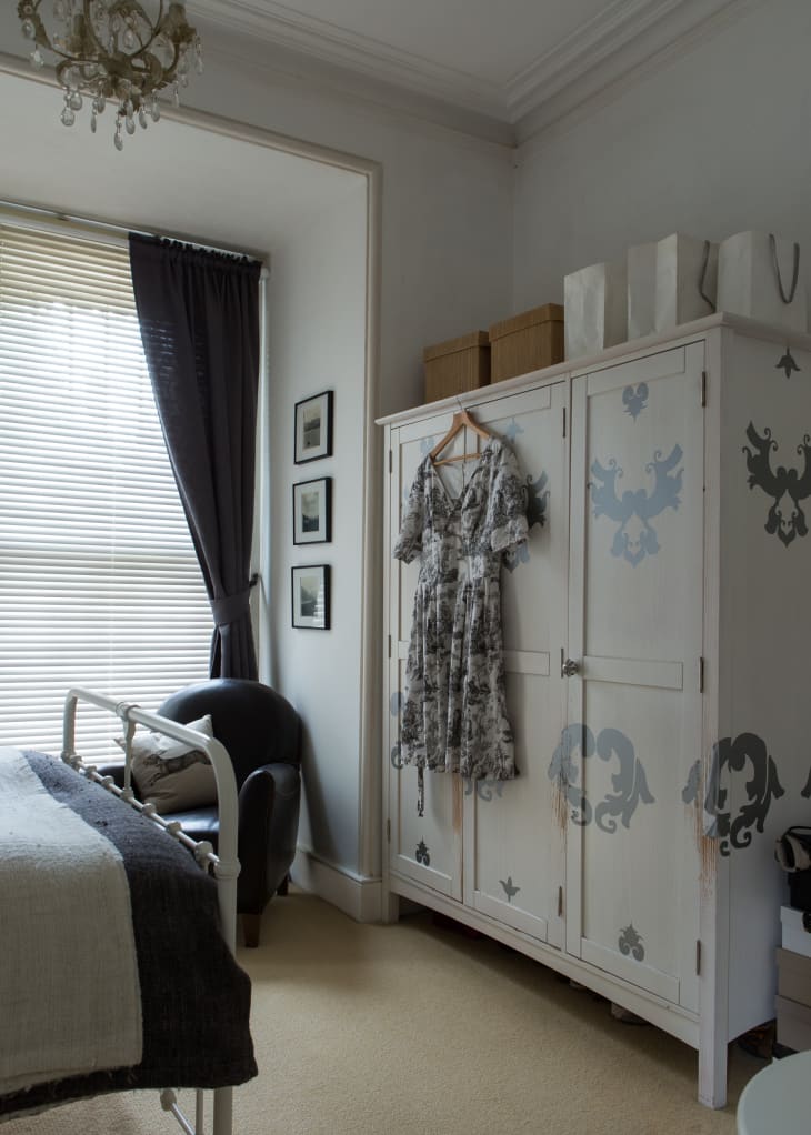 Bedroom Storage Shelves Above the Bed Storage Apartment Therapy